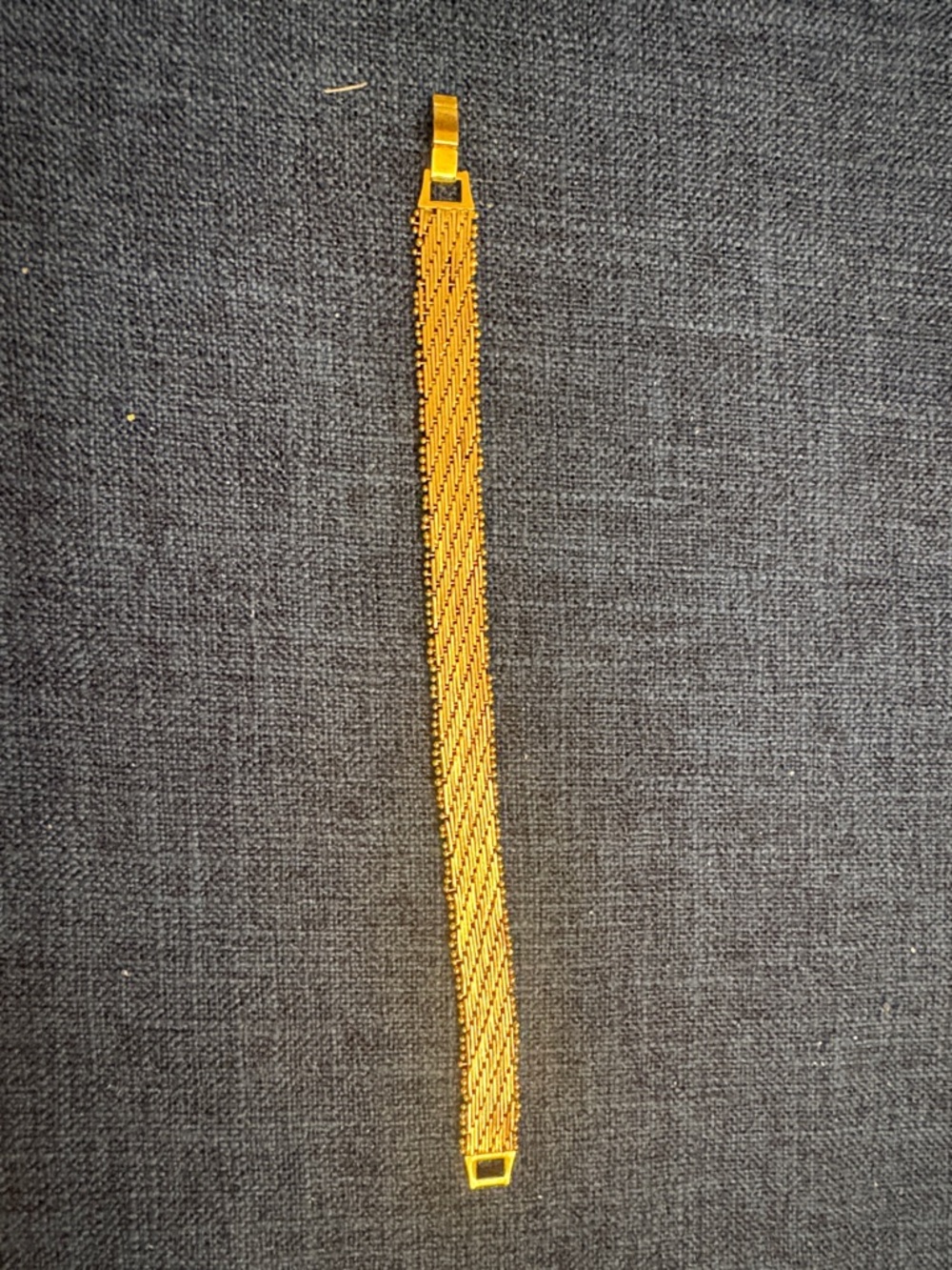 Gold Mesh Chain Bracelet